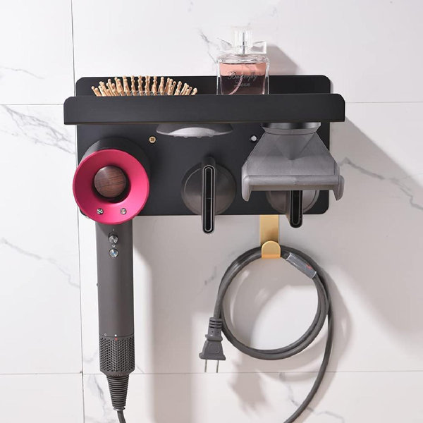 futurecitytrading Wall Mount Holder For Dyson Supersonic Hair Dryer
